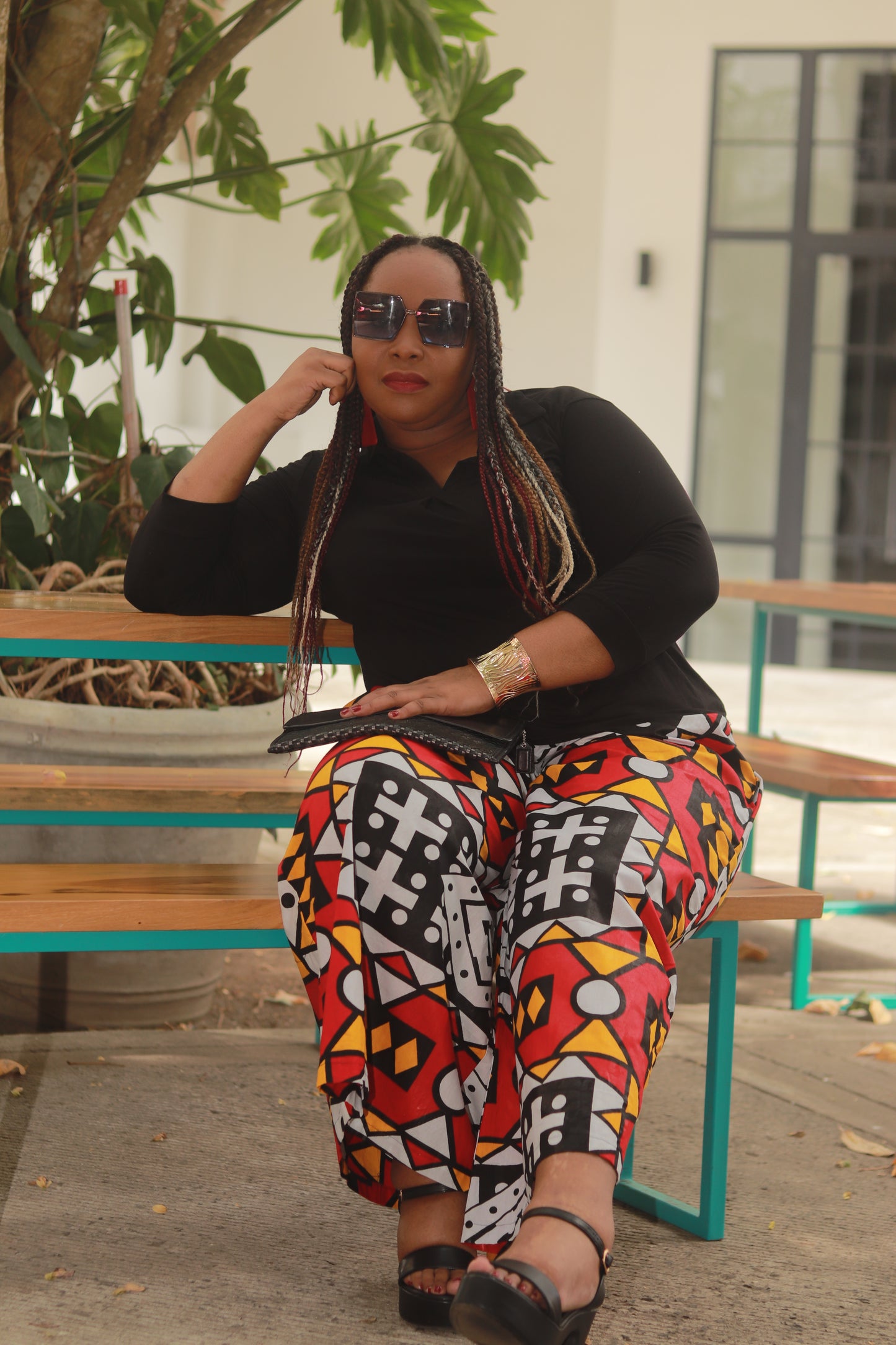 Pants Palazzo Samakaka Print with Pockets - 365