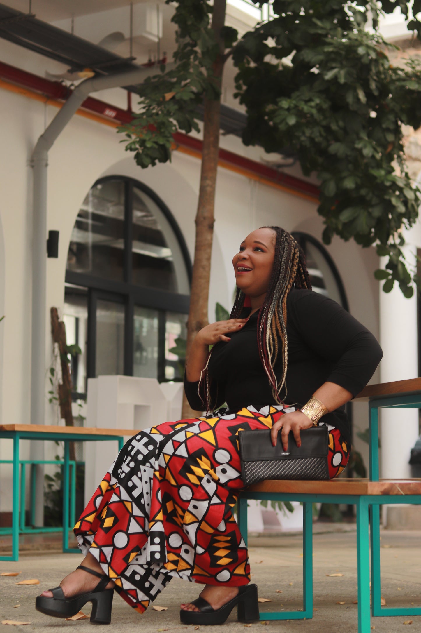 Pants Palazzo Samakaka Print with Pockets - 365